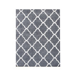 Jagged Square Wool Rug (5' x 8')