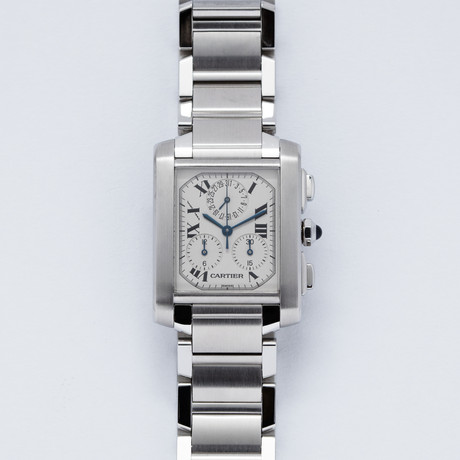 Cartier Tank Francaise Quartz Chronograph // Store Display