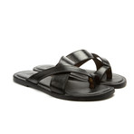 Double Strap Sandal // Black (Euro: 40)