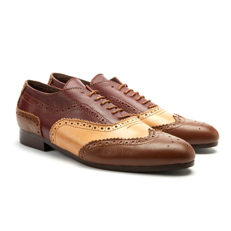 Tri-Colored Brogue // Cigar Multi (Euro: 40)