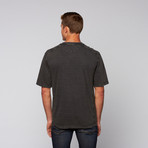 Ribbed V-Neck // Charcoal (S)