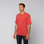 Ribbed V-Neck // Spice (S)