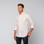 Print Button Up // Peach (S)