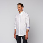 Stripe Button Up // White (S)