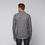 Flower Denim Button Up // Midnight (S)