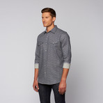 Flower Denim Button Up // Midnight (S)