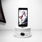 iPhone Radial Piston Charging Dock // White