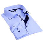 Gingham Shirt // Light Blue (3XL)