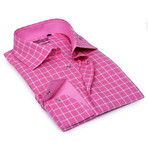 Gingham Button-Up // Pink (2XL)