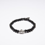 Black Onyx Buddha Bracelet (Medium)