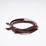Triple Wrap (Silver Hook // Maroon)