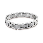 Stainless Steel Brushed Link Bracelet