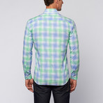 Elegance // Green + Blue + White Check (XL)