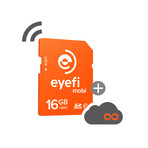 WiFi SDHC Card + 1 Year Eyefi Cloud // 16GB