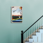 Two Cranes (20"L x 16"H x 1.25"D)