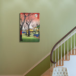 Plum Garden, Kamata (20"L x 16"H x 1.25"D)