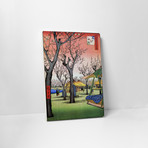 Plum Garden, Kamata (20"L x 16"H x 1.25"D)