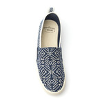 J SHOES // Mate Slip-On // Blue + Off White (US: 8)