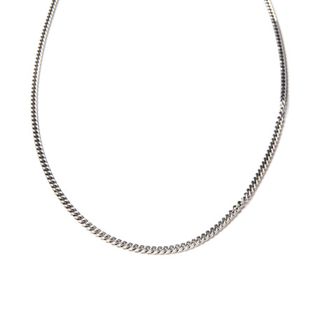 Fine Curb Link Necklace // 30"