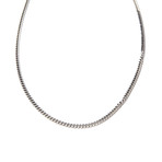 Fine Curb Link Necklace // 30"