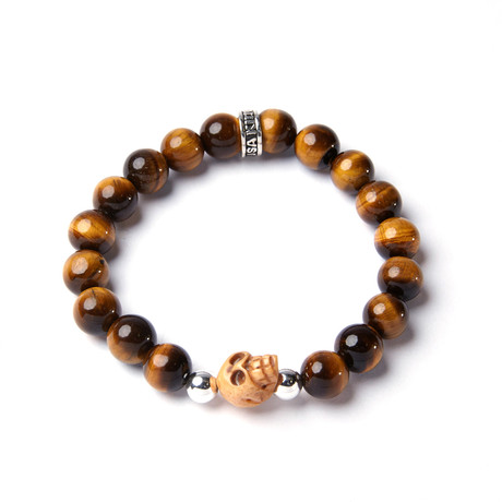 10mm Brown Tiger Eye Bracelet