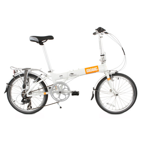 MOBIC CITY X7 Portable Folding Bike + Carry Bag // Orange
