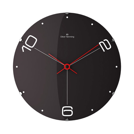 "Vitri" Collection 14½" Wall Clock  // W370DG14B