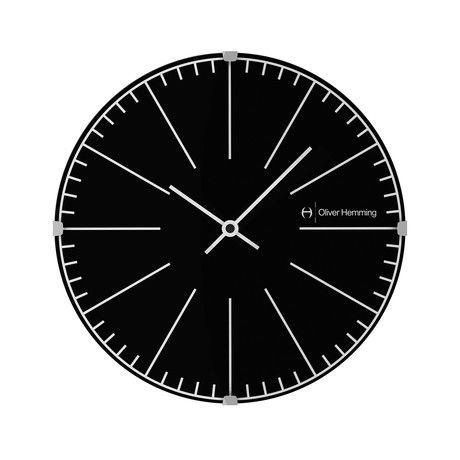 "Vitri" Collection 12" Wall Clock // W300DG76B