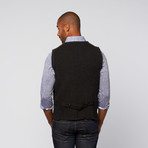 Button Up Vest // Brown (S)