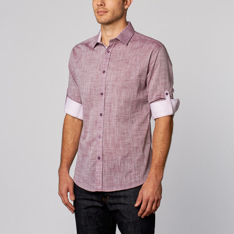 Classic Button-Up Shirt // Lavender (S)