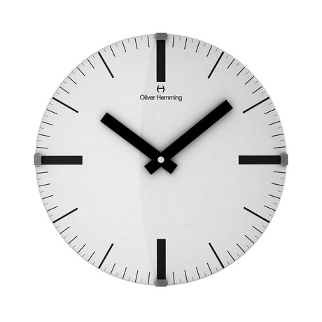 "Vitri" Collection 12" Wall Clock  // W300DGSTAT