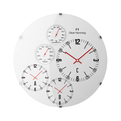 "Vitri" Collection 14½" Wall Clock  // W370DG69WF