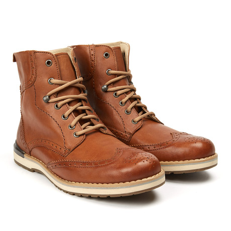 Whip It Up Lace-Up Boot // Tan (US: 8)
