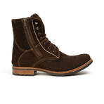 Hi and Dry Lace-Up Boot // Brown Suede (US: 9)