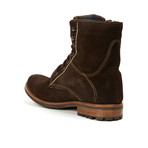 Hi and Dry Lace-Up Boot // Brown Suede (US: 9)