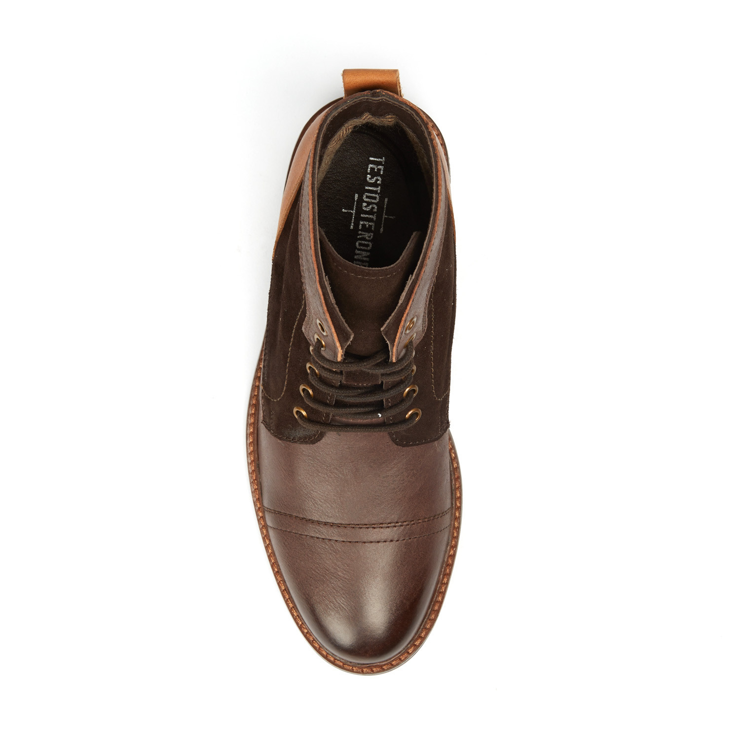 Veg Gas Boot // Dark Brown + Tan (Euro: 41) - Testosterone Shoes ...