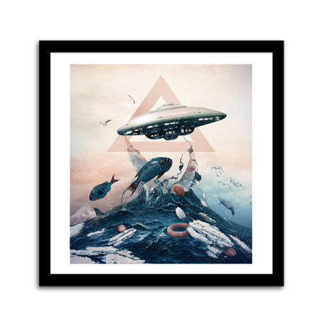 UFO / Fishing (16"L x 16"H)