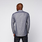 Long Sleeve Shirt // Blue Chambray (L)