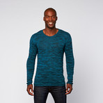 Featherweight Crew Sweater // Seaport + Black (L)