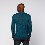 Featherweight Crew Sweater // Seaport + Black (L)