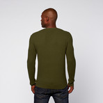 Textured Crew Sweater // Cypress (XL)