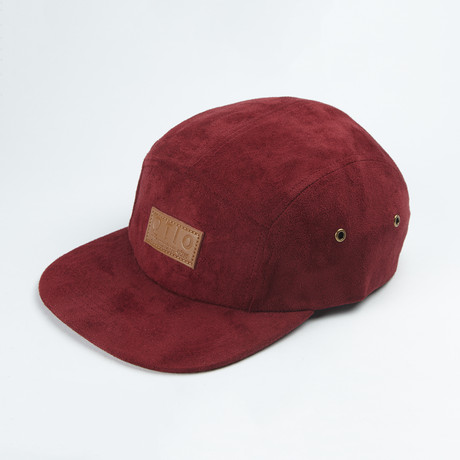 Suede Cap // Burgundy