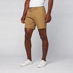 8" Inseam Twill Shorts // Khaki (38)