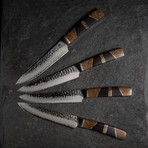 Steak Knife // Mammoth Bone + Wood // Set of 4