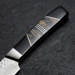 Steak Knife // Mammoth Molar + Onyx // Set of 4