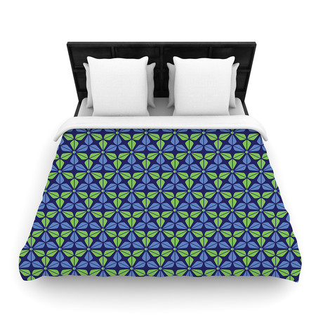 Duvet // Infinite Flowers Blue (Queen)