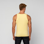 PowerFit Rib Workout Tank // Yellow (M)