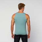 PowerFit Rib Workout Tank // Slate (M)