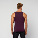 PowerFit Rib Workout Tank // Purple (S)