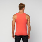 PowerFit Rib Workout Tank // Coral (S)